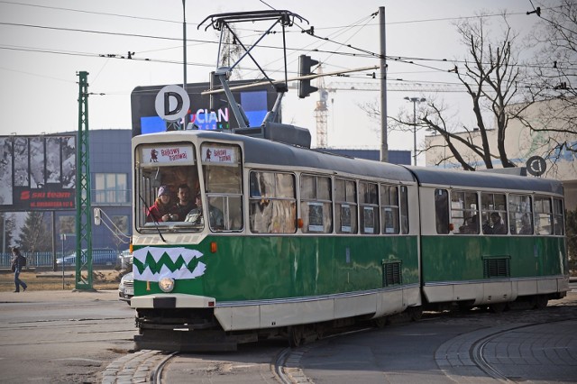 Bajkowy Tramwaj na ulicach Poznania