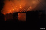 KP PSP Gryfino pożar stodoły w Rurce