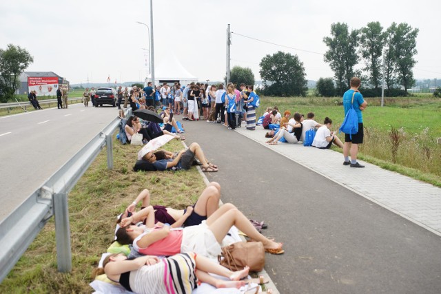 29.07.2016 brzegi
brzegi dzien przed przyjazdem papieza franciszka na campus mistericordiae / day before arrival pope francis in campus mistericordiae
n/z:
fot. michal gaciarz / polska press gazeta krakowska