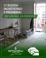 17 rodzin skorzystało z programu „Mieszkanie za remont” w Tomaszowie. Wkrótce trzecia część programu