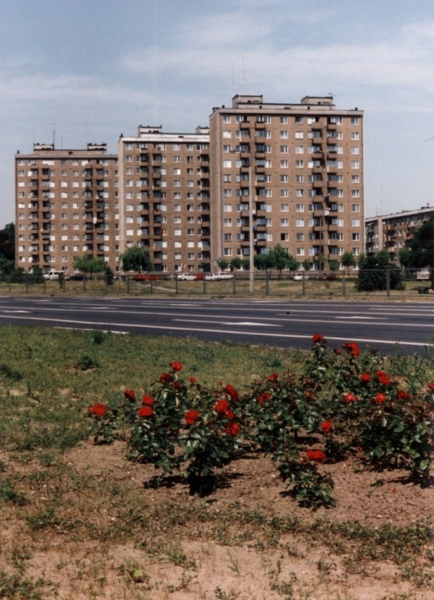 Leszczyńskie wieżowce przy Węgierskiej - rok 2000.