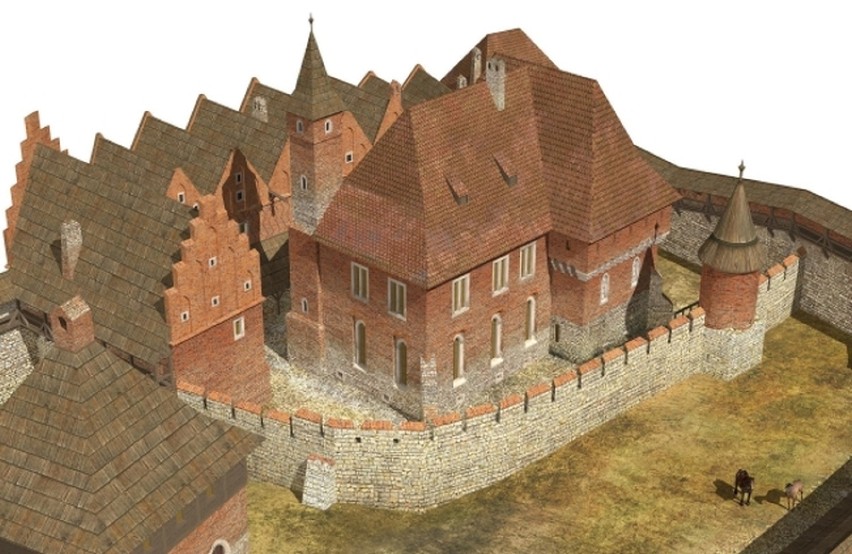 Zamek Żupny II poł. XV wieku