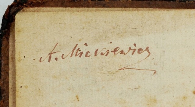 Dwie książki z paryskiej biblioteczki Adama Mickiewicza opatrzone podpisem poety znalazły się na krakowskiej aukcji antykwarycznej