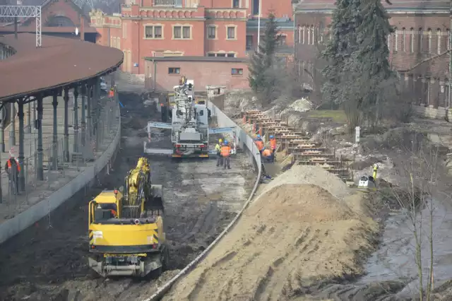 Tak wygląda postęp prac na dworcu Opole Główne.