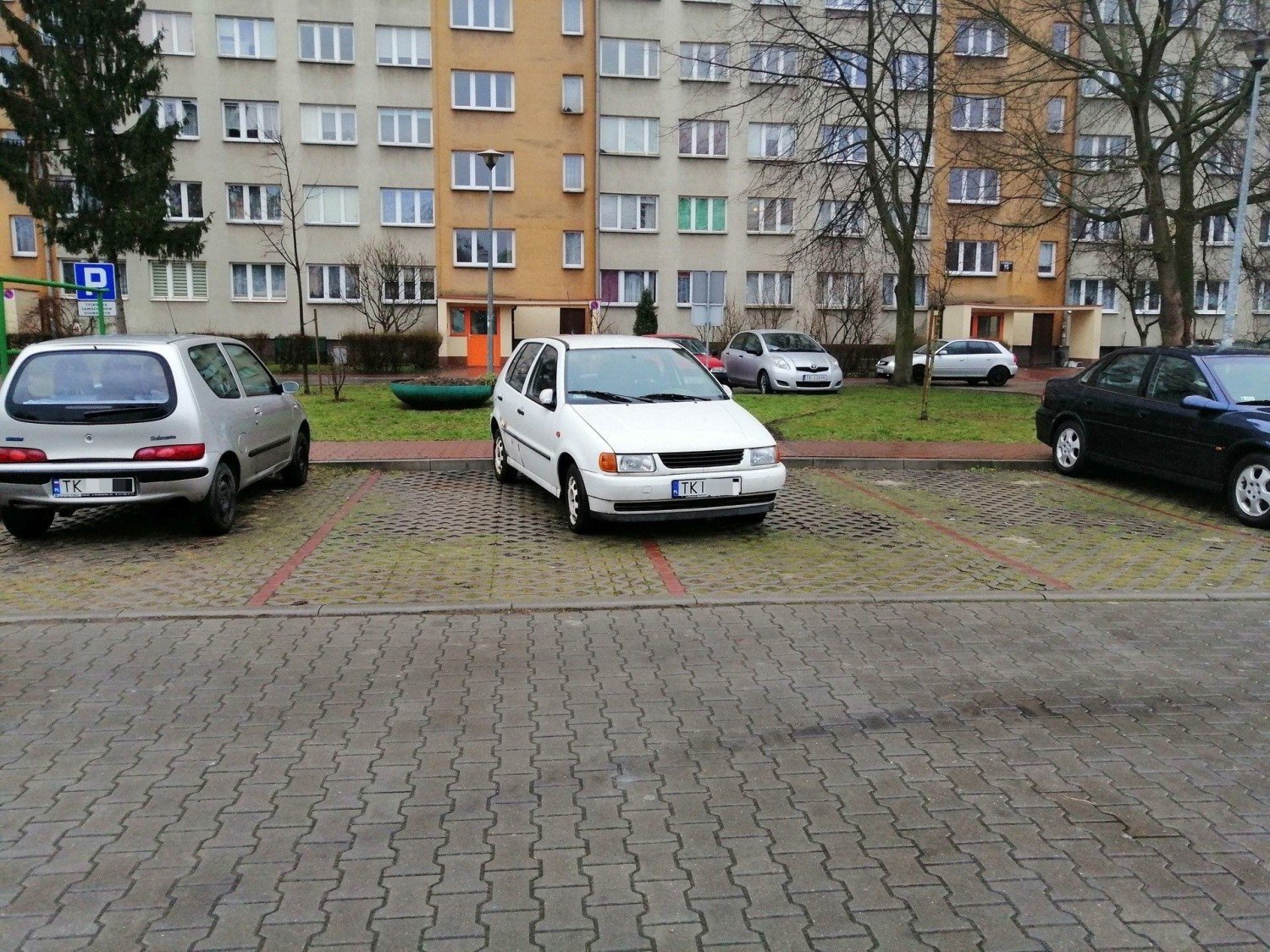 Zaparkował samochód w Kielcach i zajął dwa miejsca. Nic