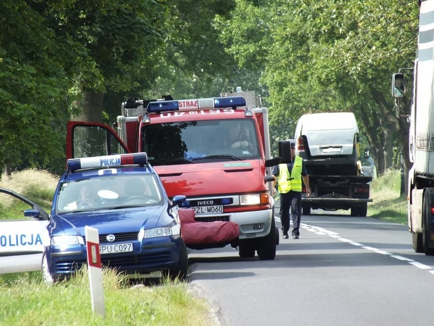 Klukowo: Wypadek na trasie Klukowo-Krajenka. Wypadek na drodze krajowej nr 188 [ZDJĘCIA]