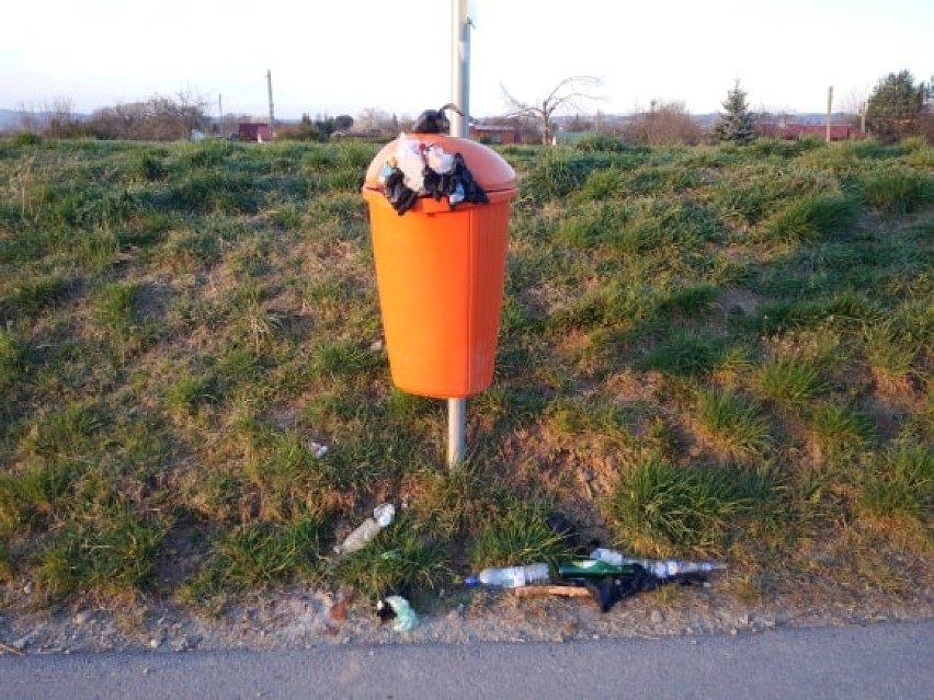 Nowy Sącz. Ścieżka rowerowa nad Dunajcem tonie w śmieciach. Nie wszyscy stosują się do obostrzeń [ZDJĘCIA]