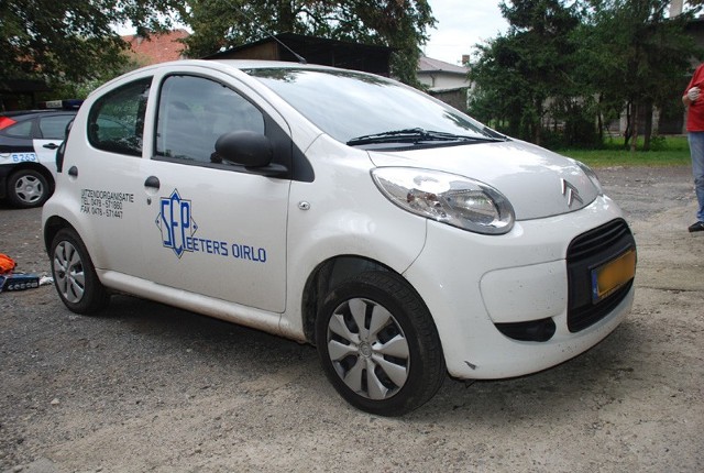 Skradziony w Holandii citroen C1