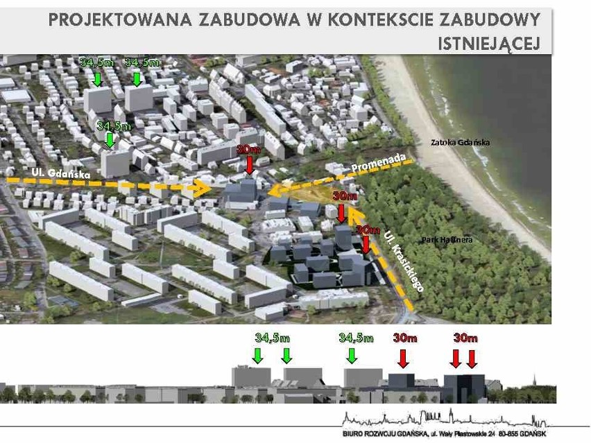 Wieżowce w Brzeźnie nadal w planach. Wszystkie uwagi mieszkańców odrzucone - "dla dobra dzielnicy"