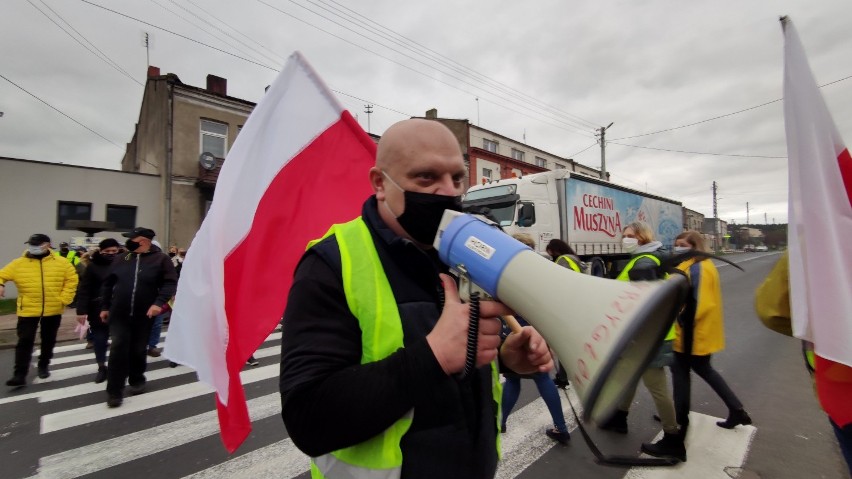 Blokada drogi krajowej nr 12 w Sulejowie, 14 października...
