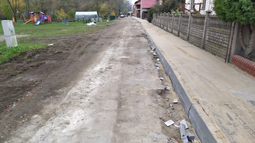 Trwa realizacja przebudowy ul. Orzechowej w Zielęcinie