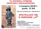 Wieluń: PiS zaprasza na obchody 74. rocznicy wybuchu Powstania Warszawskiego