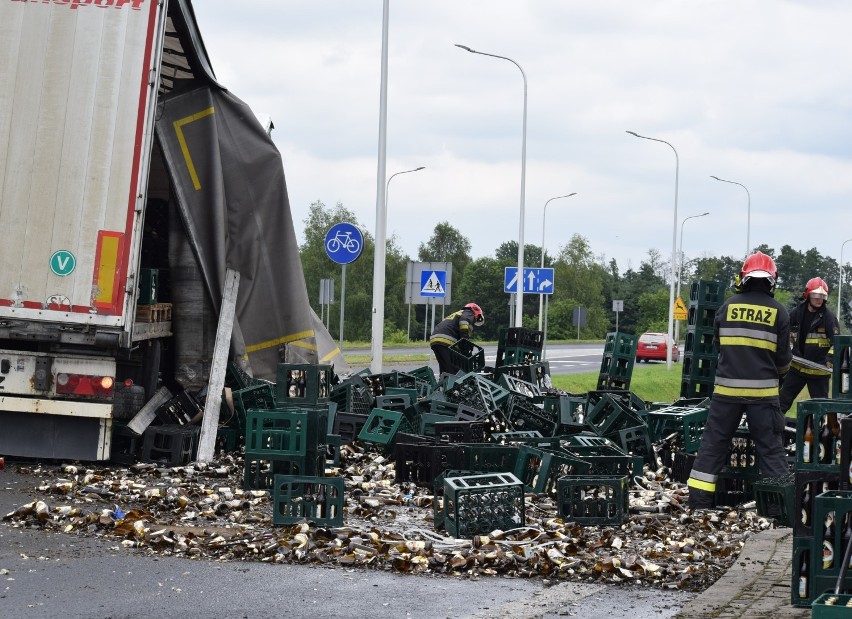 Ulicą Północną popłynęło około 6 tys. litrów piwa