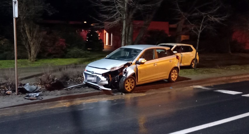 Volkswagen wjechał w tył hyundaia