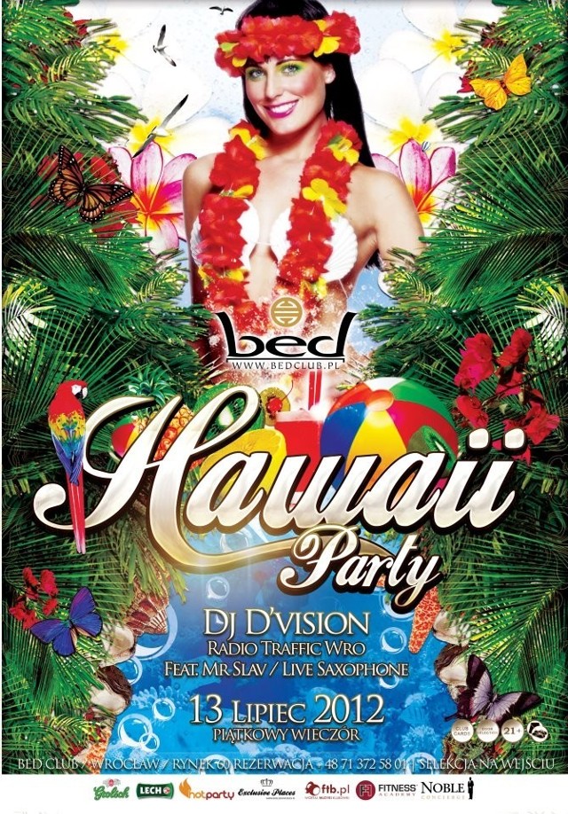 Tego wieczoru wchodząc do Bed Clubu poczujecie się jak na Hawajach.

Hawaii Party w Bed Club

Więcej propozycji znajdziesz w naszym KALENDARZU WYDARZEŃ

Piątek 13. Wierzysz w przesądy?