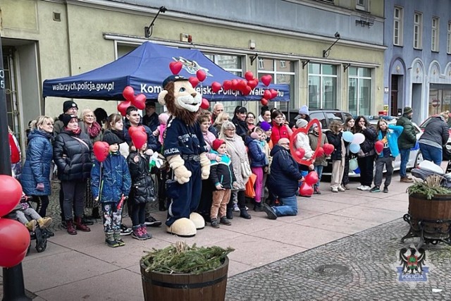 Tak minęły walentynki z wałbrzyską Policją.