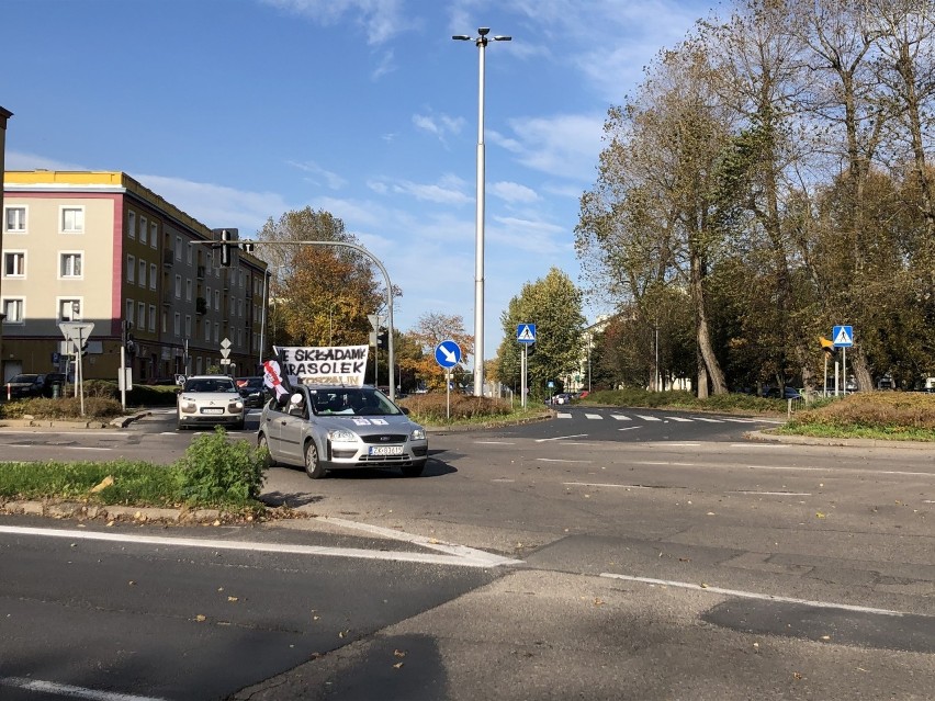 Strajk samochodowy w Koszalinie