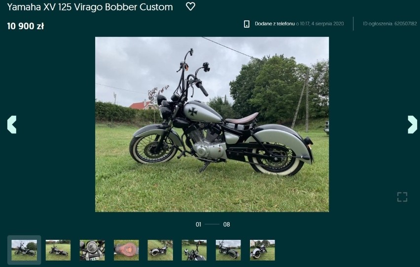 Yamaha XV 125 Virago Bobber Custom
Cena 10 900 zł
Rok...