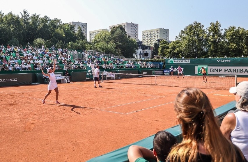 Święto tenisa w Gdyni. Turniej BNP Paribas Poland Open rozpoczęty pokazowym meczem Igi Świątek i Huberta Hurkacza 