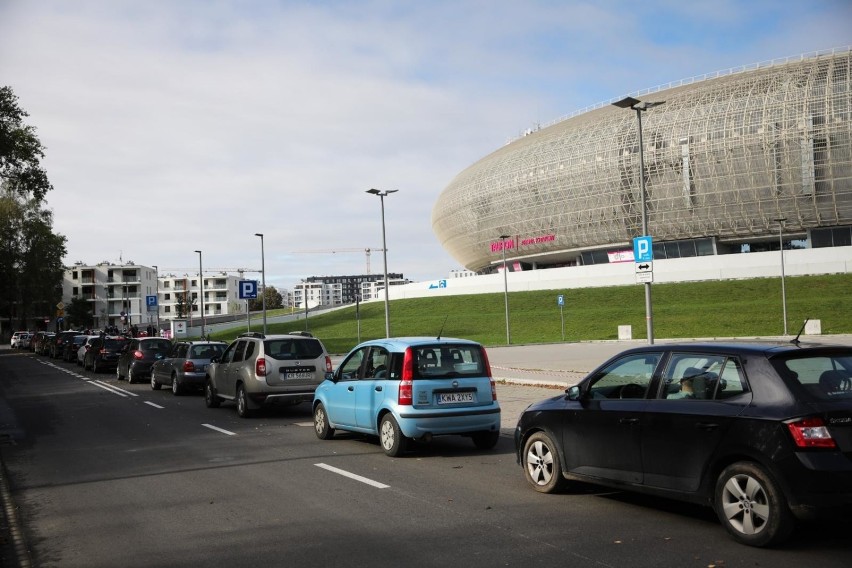 Tauron Arena Kraków, punkt pobierania wymazów