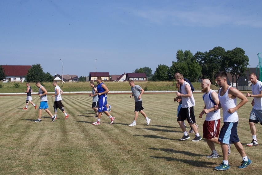 Przygotowanie do nowego sezonu. Pierwszy trening zawodników Spójni Stargard w obiektywie T. Surmy