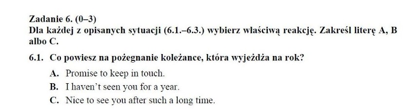 EGZAMIN GIMNAZJALNY CKE 2013: JĘZYK ANGIELSKI [ODPOWIEDZI, ARKUSZE]