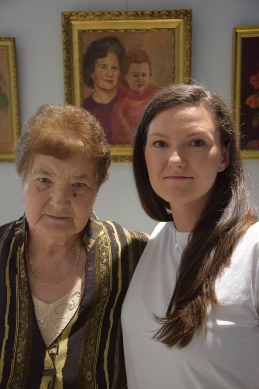 Krystyna Ślosarczyk z wnuczką Anną Sitko