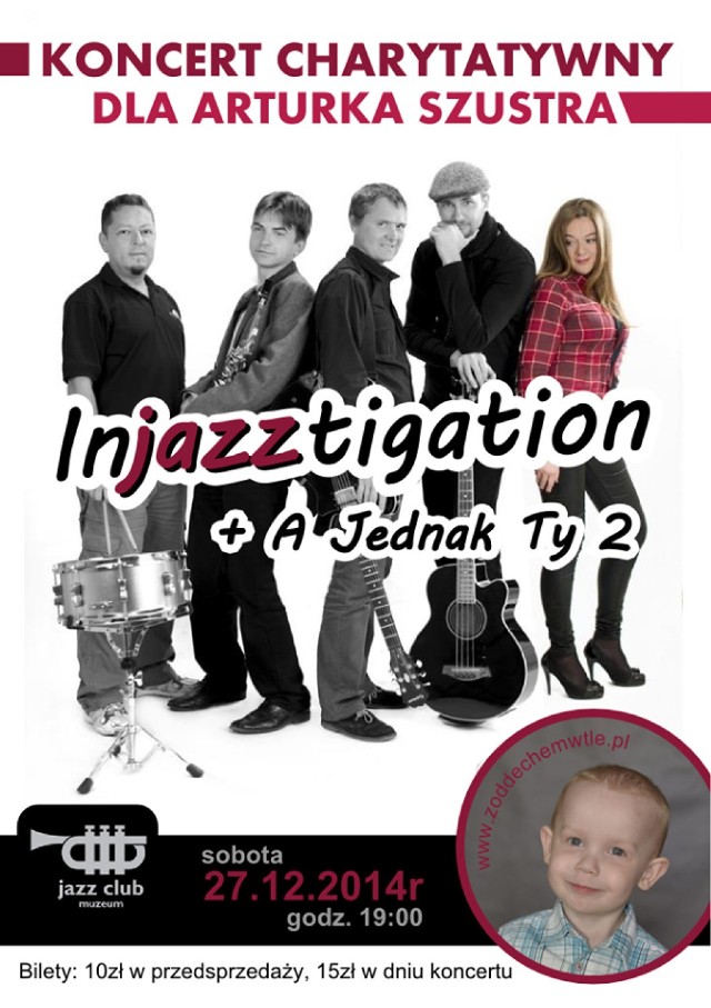 Injazztigation Jaworzno. Koncert dla Arturka Szustera