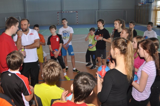 Kiełpino - trening z Arturem Siódmiakiem i inauguracja Akademii Piłki Ręcznej