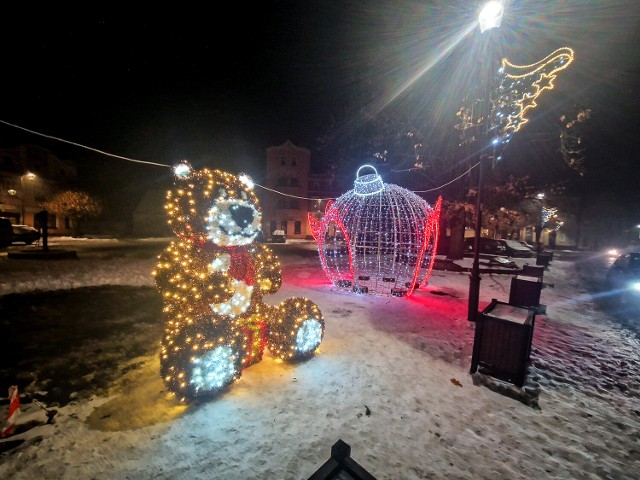 Takie iluminacje na święta ma Osieczna