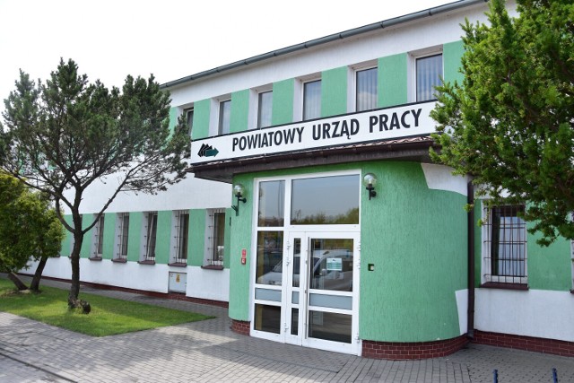 Powiatowy Urząd Pracy przy ul. Składowej w Żninie.