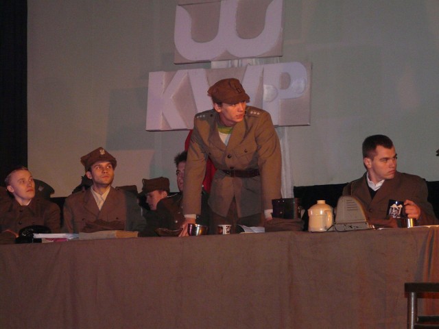 Teatr "Źródło" wystawił w Kinemie spektakl o KWP