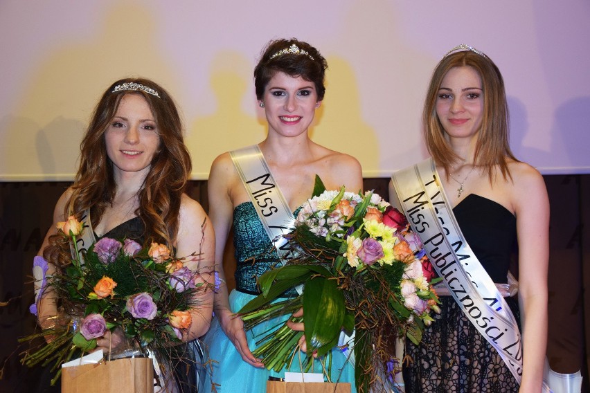 Wybory Miss AWF 2016. Od lewej: II wicemiss - Katarzyna...