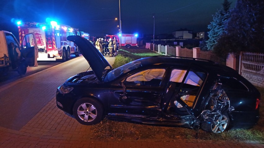 Zderzenie trzech aut na ulicy Wrocławskiej w Kaliszu