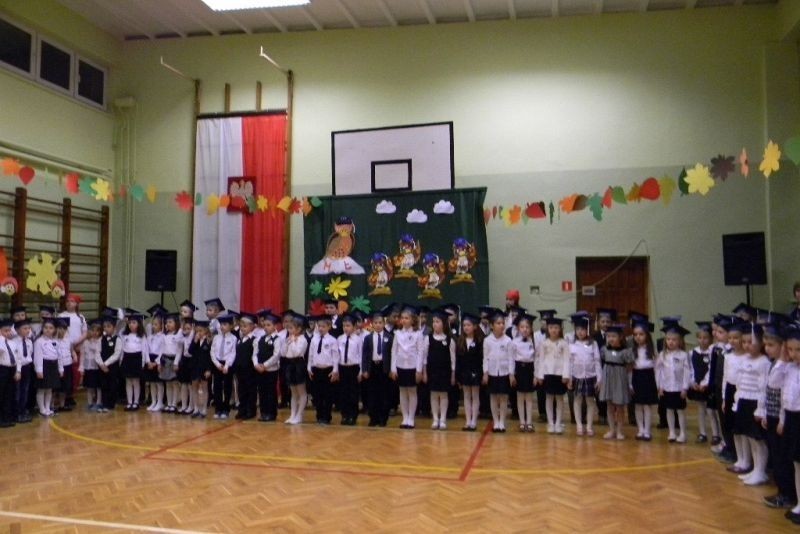 Pasowanie na ucznia w "Czwórce" w Tarnobrzegu