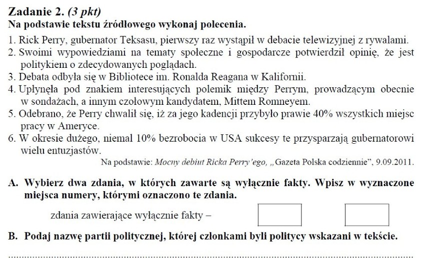 WOS PODSTAWA Matura 2013 arkusze