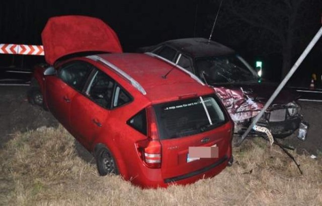 Wypadek w Sielcach, 4 osoby w szpitalu