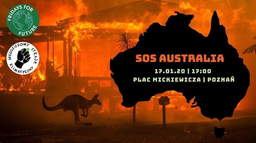 SOS AUSTRALIA
17 stycznia o godz. 17
Plac Adama...