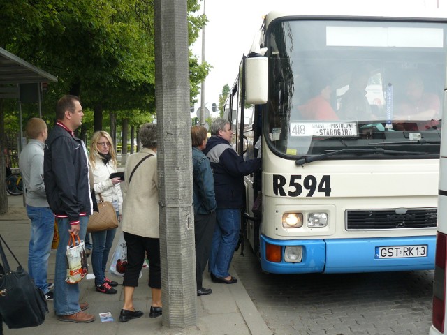 Linia 418 to jedyne połączenie z Gdańska dla mieszkańców kilku wsi w gm. Trąbki