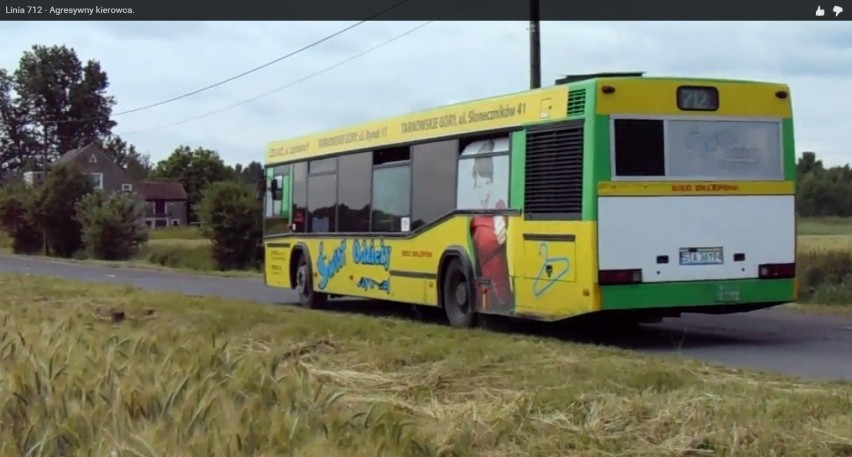 Przezchlebie: Agresywny kierowca autobusu linii 712. O co dokładnie poszło? [WIDEO]