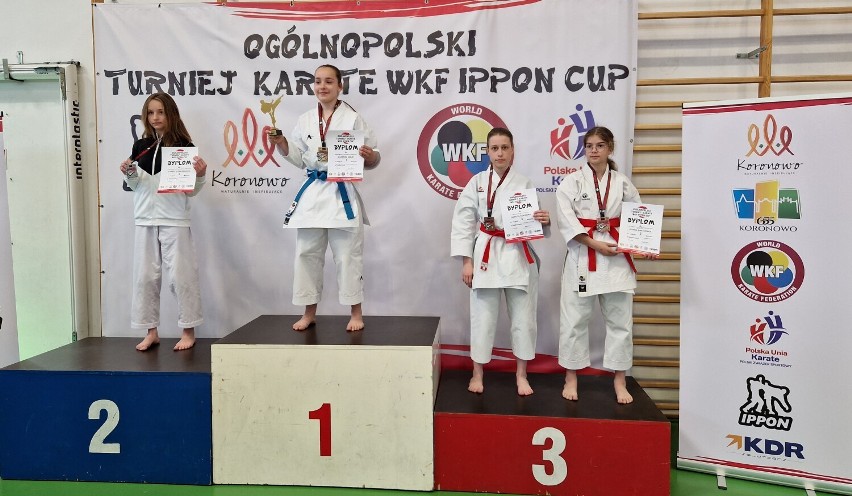 Dwa medale z Koronowa przywieźli szamotulscy karatecy