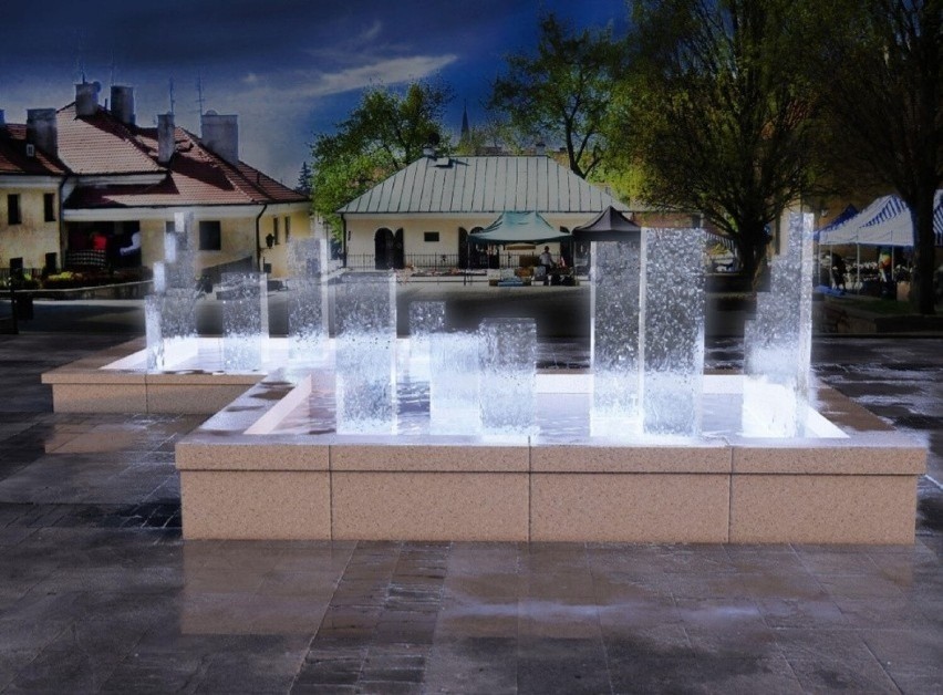 Modernizacja fontanny na Małym Rynku w Sandomierzu,...
