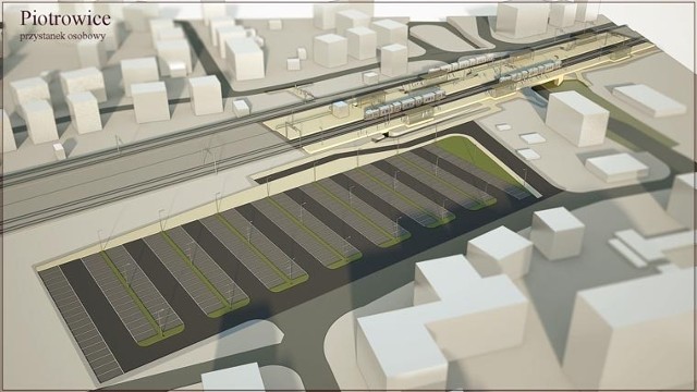 Projekt modernizacji przystanku Katowice Piotrowice