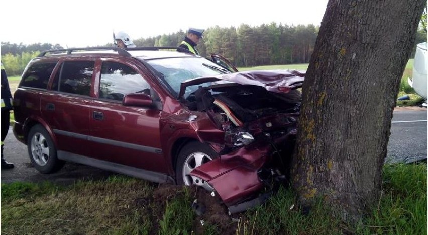 Wypadek na trasie Krajenka - Dolnik