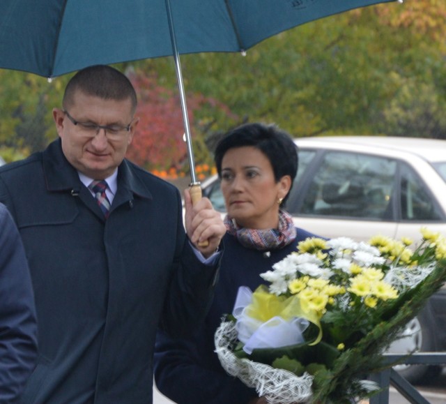 Renata Rutkowska z mężem - Pawłem Rutkowskim. W CV oboje mogą sobie wpisywać "prezes MZK Bełchatów"