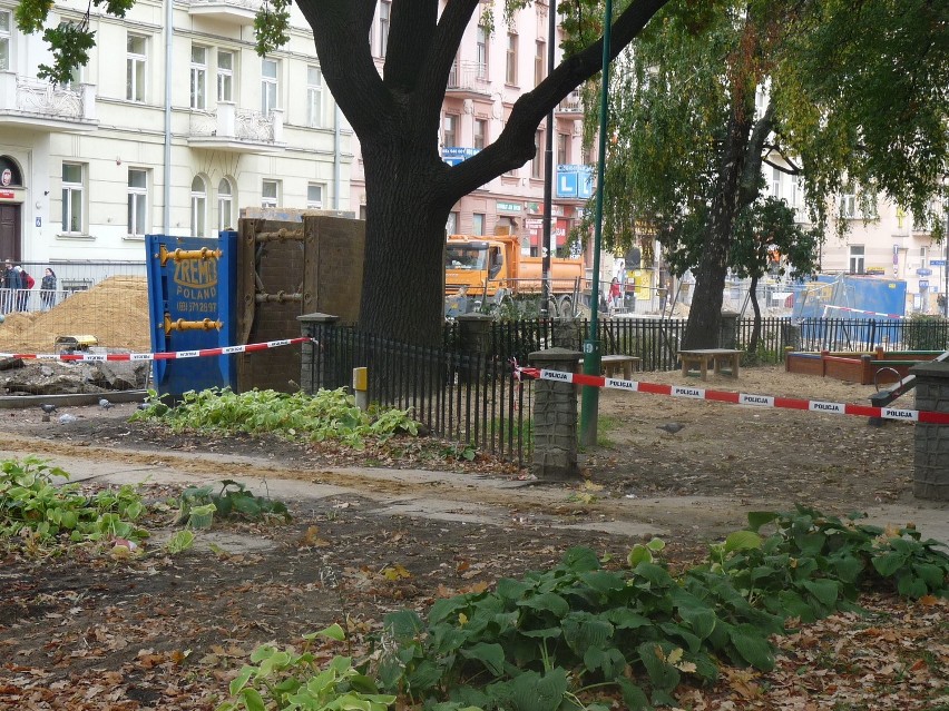Na terenie budowy przy ul. 3-go Maja znaleziono sześć pocisków moździerzowych