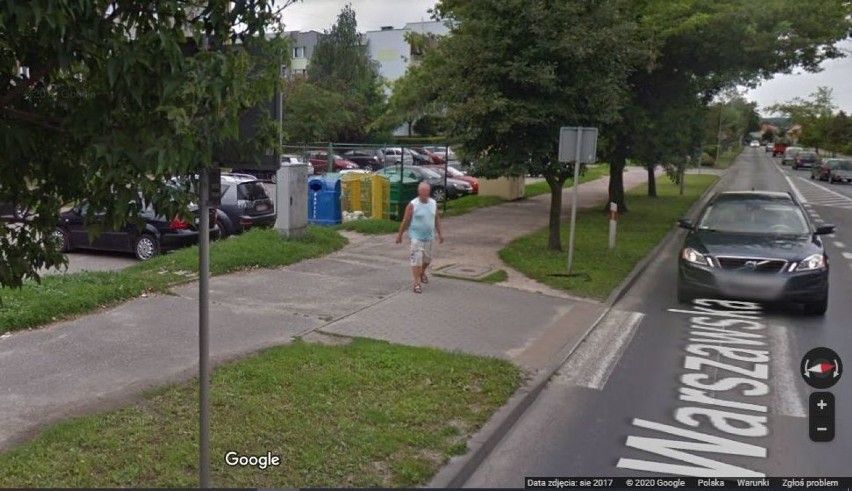 Tucholanie z osiedli Warszawska i Ligi Ochrony Przyrody przyłapani na Goggle Street View