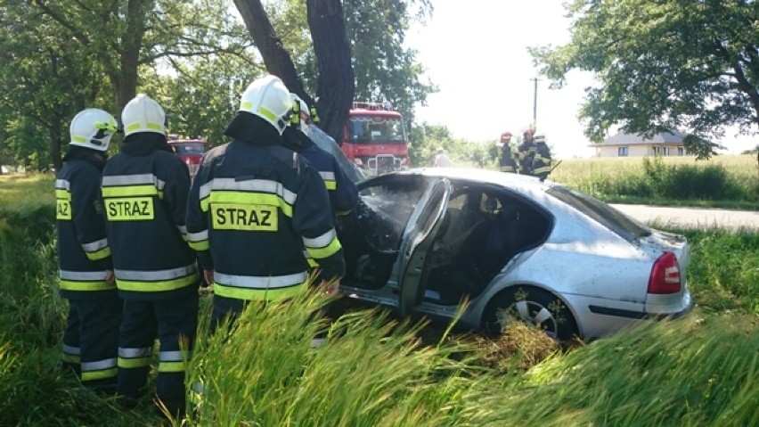 Wypadek na trasie Lipka - Debrzno