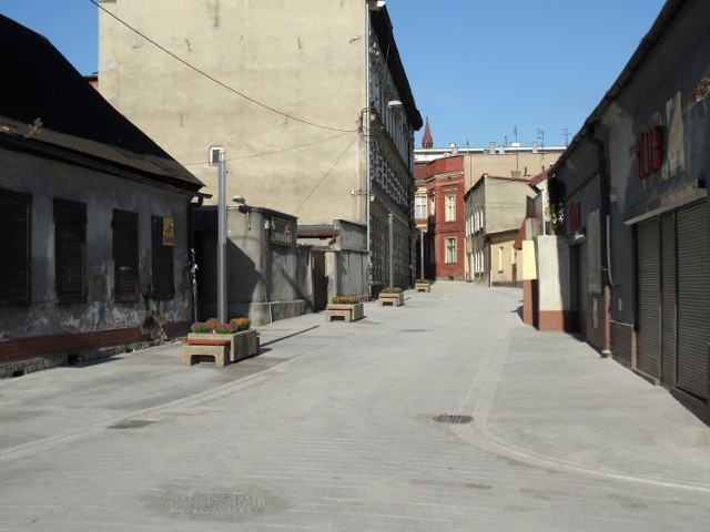 Ulica Tylna w Tarnowskich Górach po remoncie