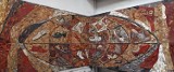 W Chełmku uratowali niezwykłe dzieło. Unikatowa mozaika ze skóry obuwniczej ma 20 m kwadratowych [ZDJĘCIA]